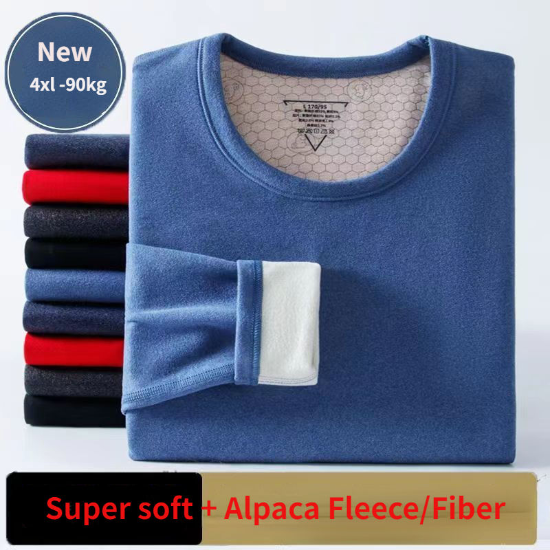 Thermal Long John - 2Pcs Mens Underwear Winter Thermal Thicken