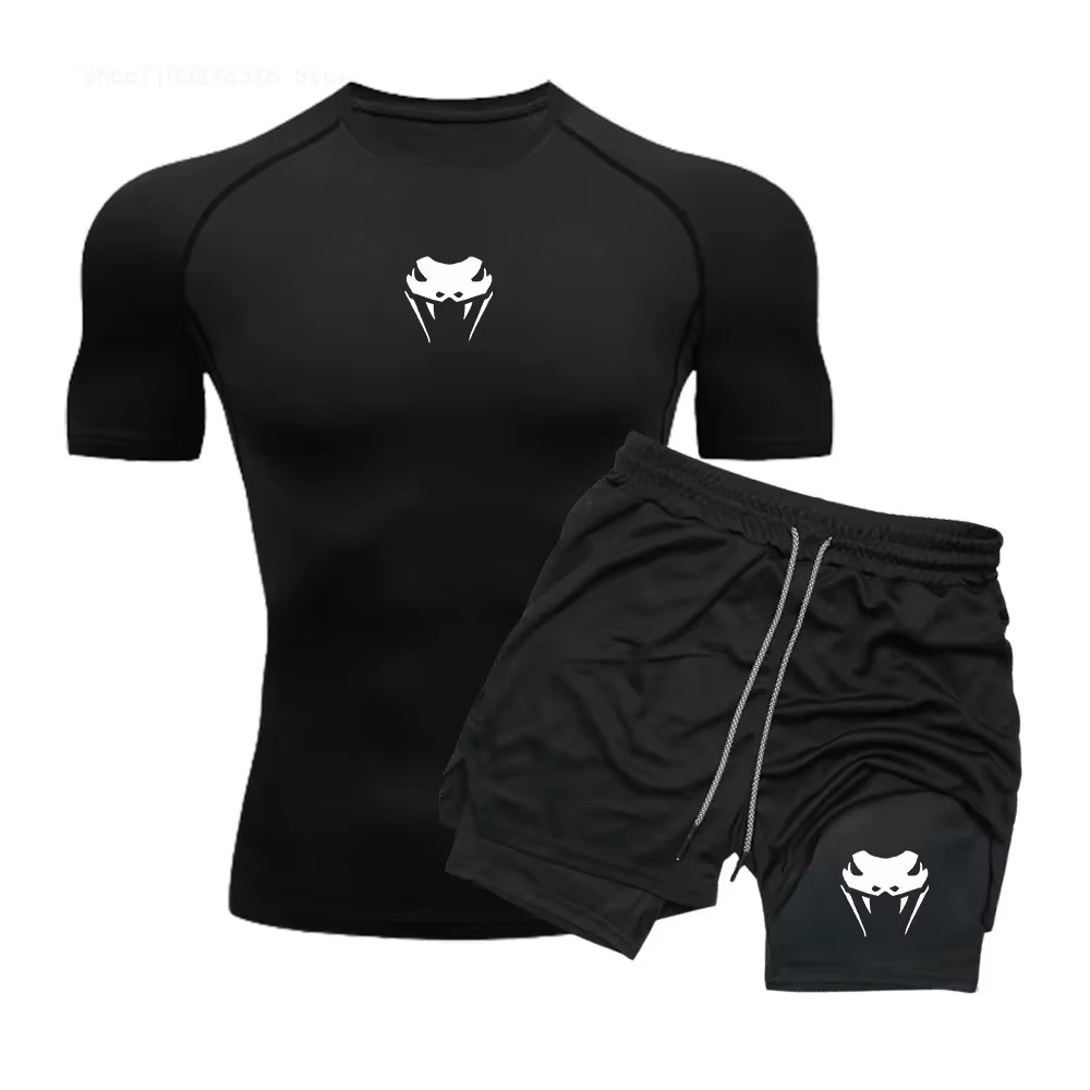 Compression Shorts Athletes - Men Compression Athletic Fitness Wear -