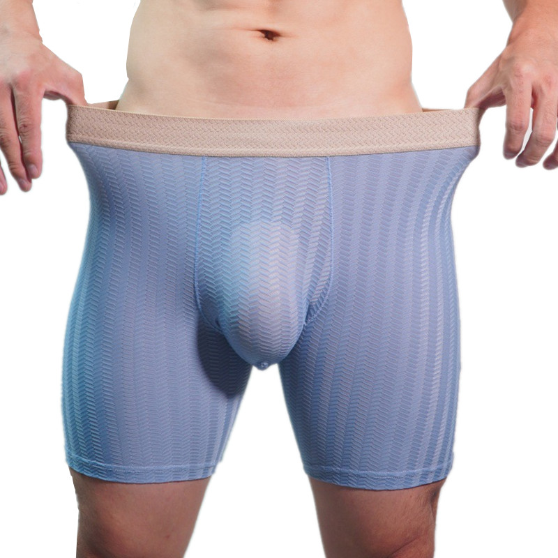 Mens Boxer Shorts Homme Nylon  - Long Leg Trunk Men recensione e prezzo