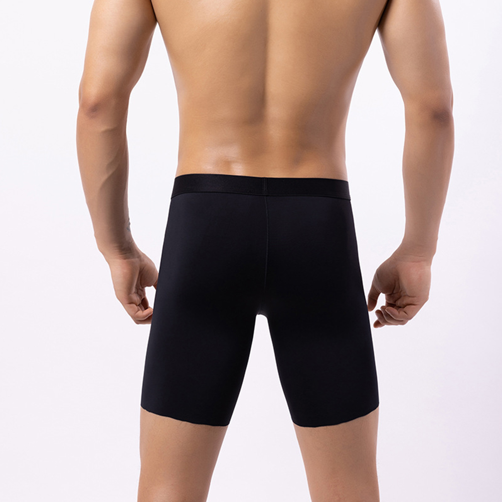 Men Ice Silk Long Leg Shorts B - Long Leg Trunk Men recensione e prezzo