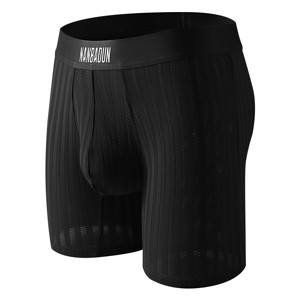 Men Ice Silk Long Leg Shorts B - Long Leg Trunk Men recensione e prezzo