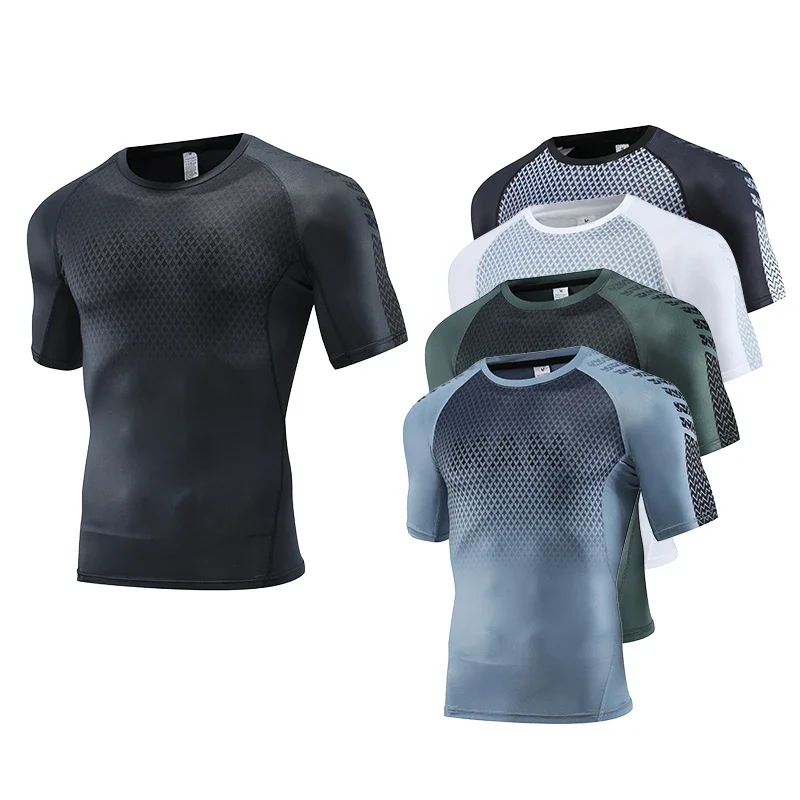 Mens Sport Top for Fitness T-s - T Shirt Tight Fit recensione e prezzo