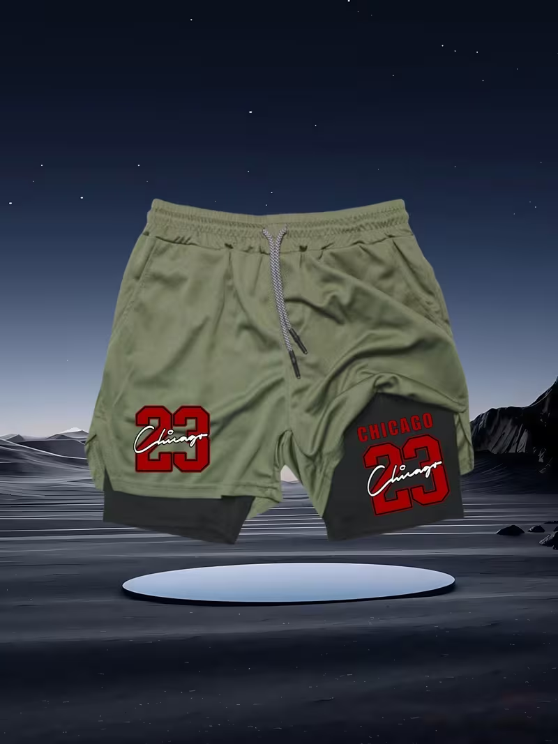 2026 New Men's Quick-Dry Doubl - Compression Shorts Athletes recensione e prezzo