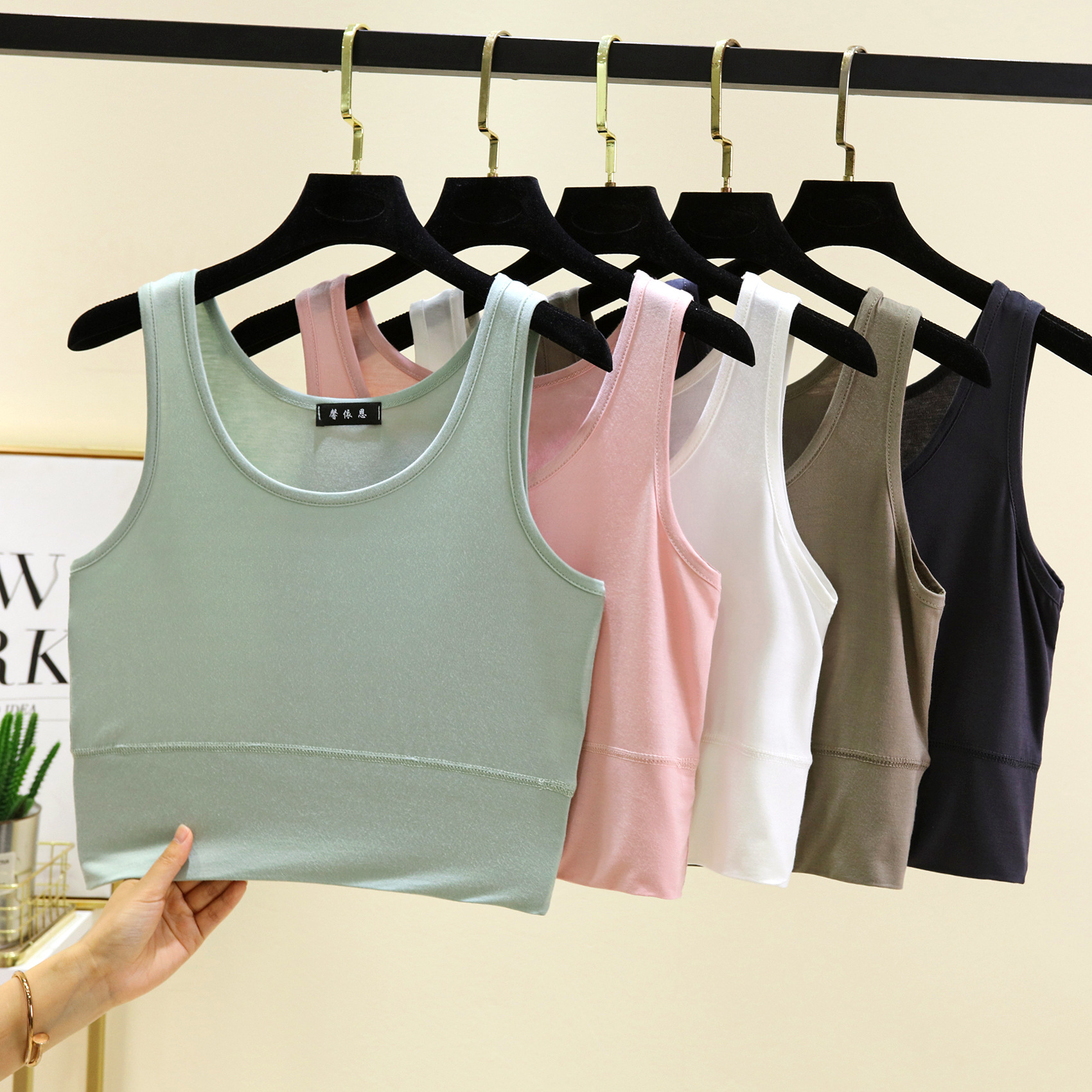 Modal O Neck cropped top Elast - Sleeveless Undershirt recensione e prezzo