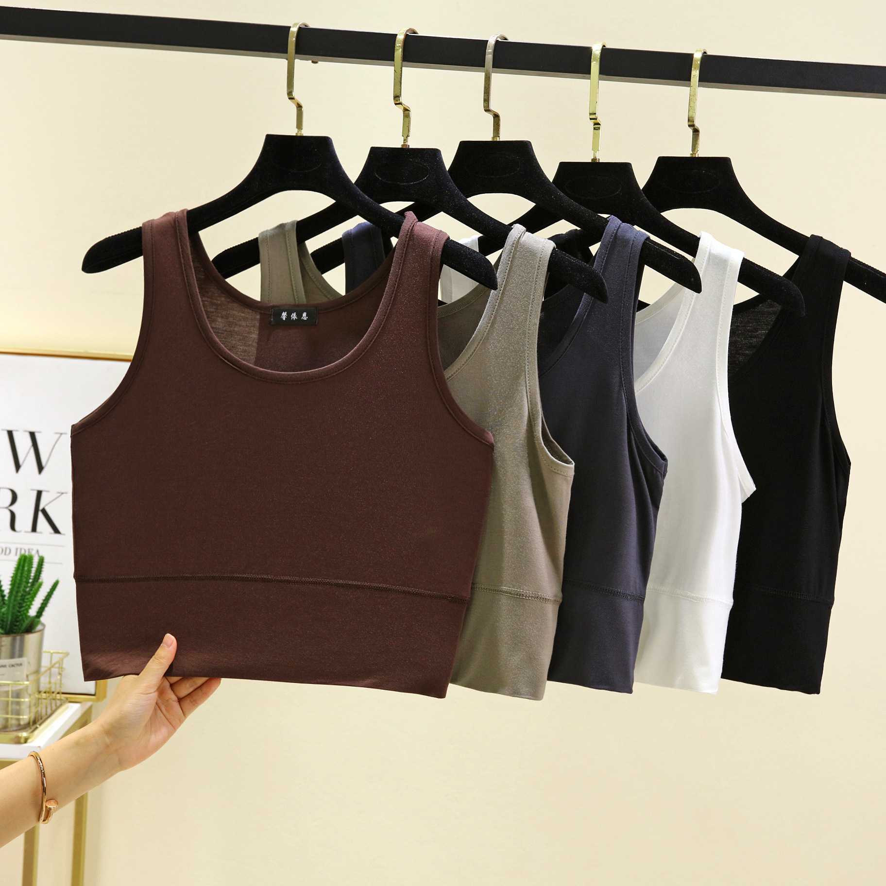 Modal O Neck cropped top Elast - Sleeveless Undershirt recensione e prezzo