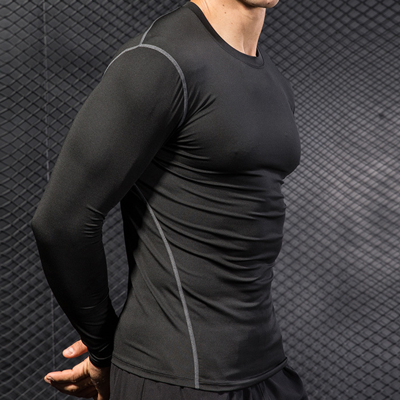 Men's Running Sports Long Slee - T Shirt Tight Fit recensione e prezzo