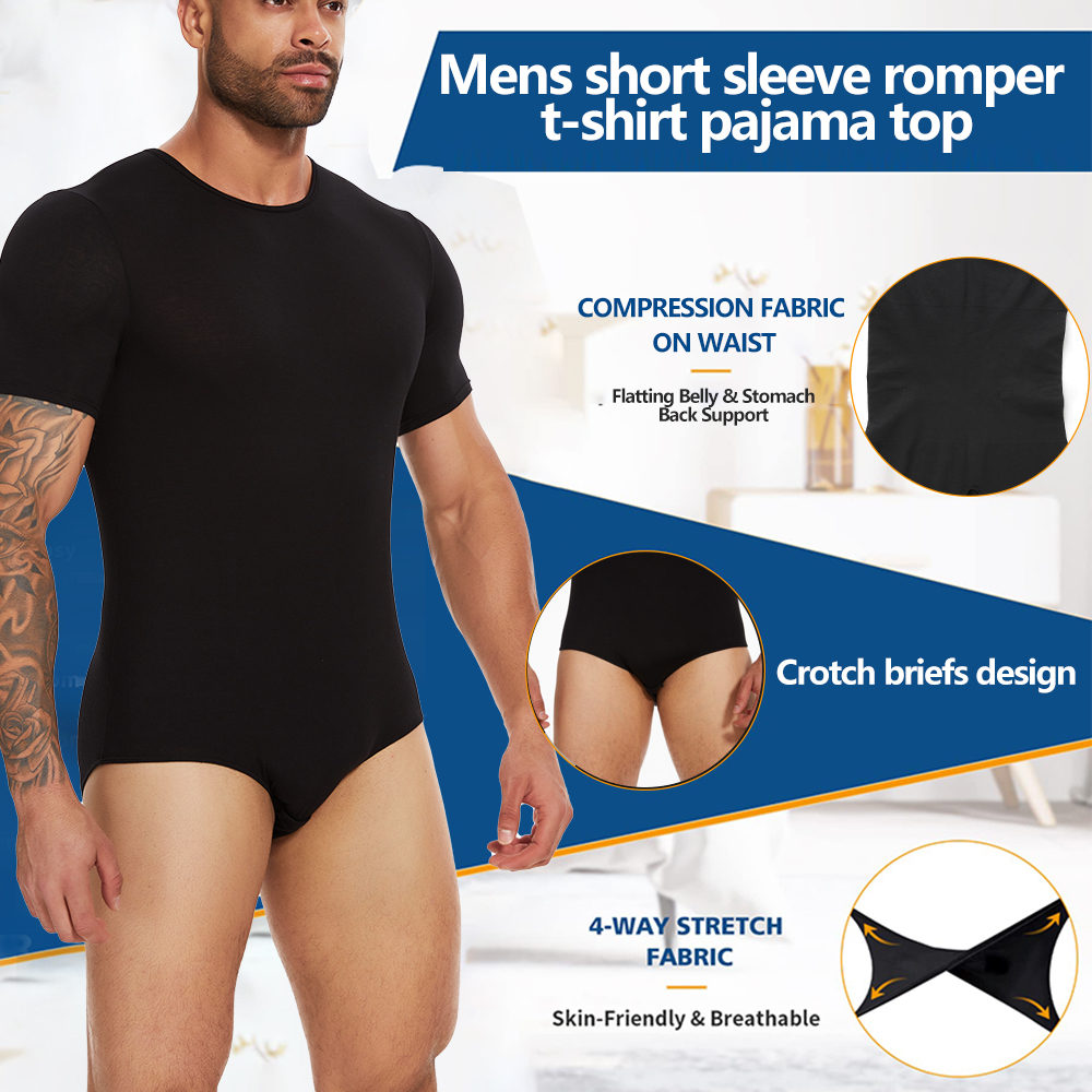 Short Sleeve Full Body Shaper  - Undershirt Crew Neck recensione e prezzo