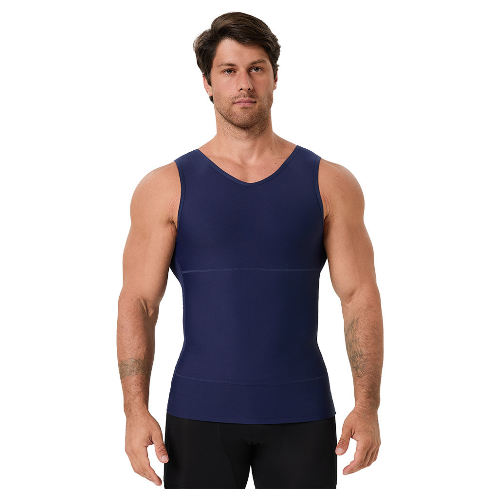 Men's V Neck Compression Shape - Undershirt Crew Neck recensione e prezzo