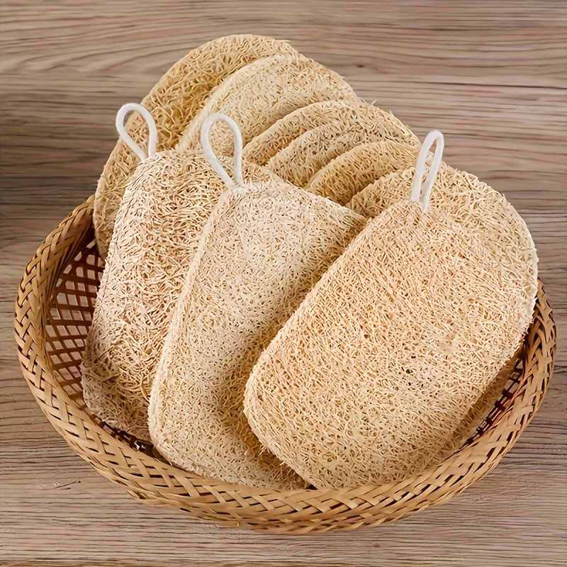 6pcs Natural Loofah Exfoliatin - Bamboo Fiber Trunk recensione e prezzo