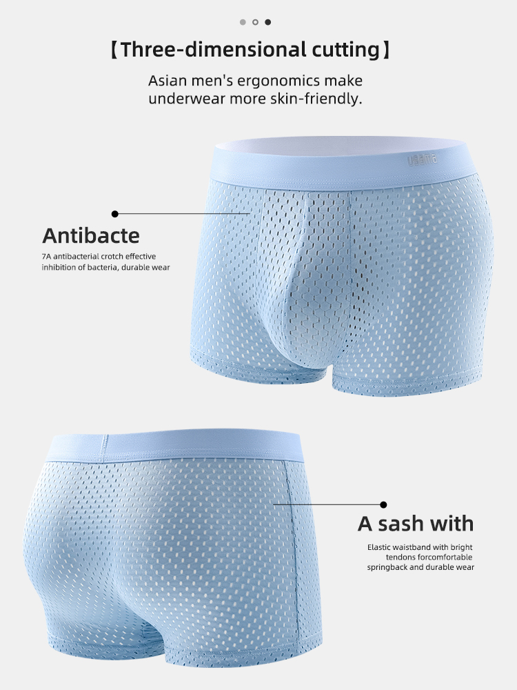 4pcs Men's Boxer Shorts Ice Si - Multi Pack Underwear recensione e prezzo