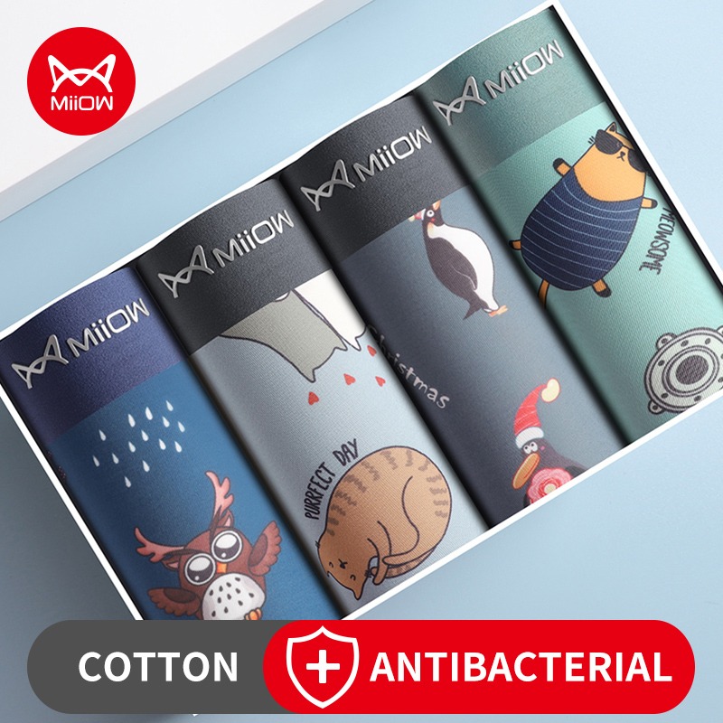 MiiOW 4Pcs Plus Animal Print B - Boxer Shorts Modal recensione e prezzo