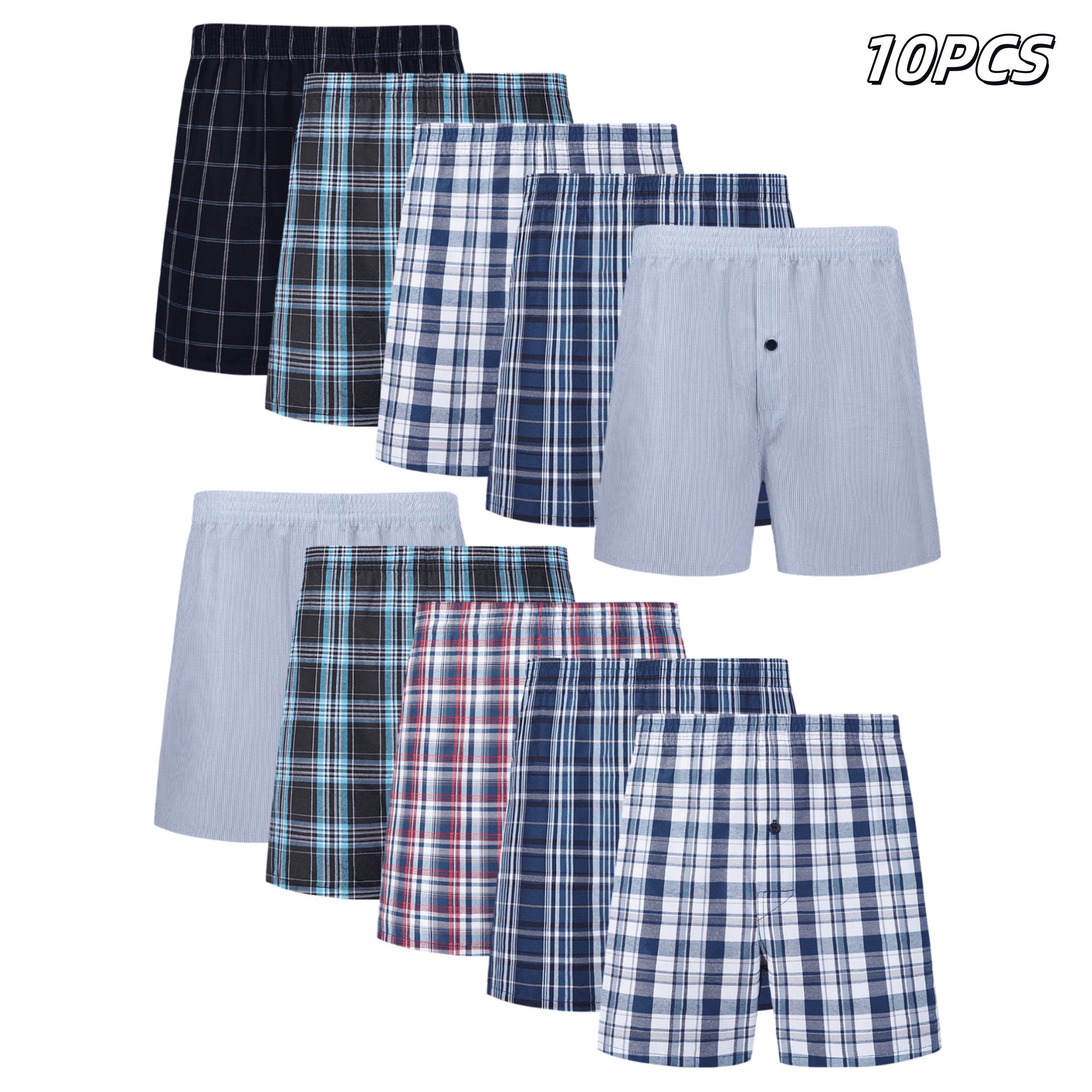 10pcs Men's Underwear Spring/S - Boxer Brief Pack Cotton recensione e prezzo