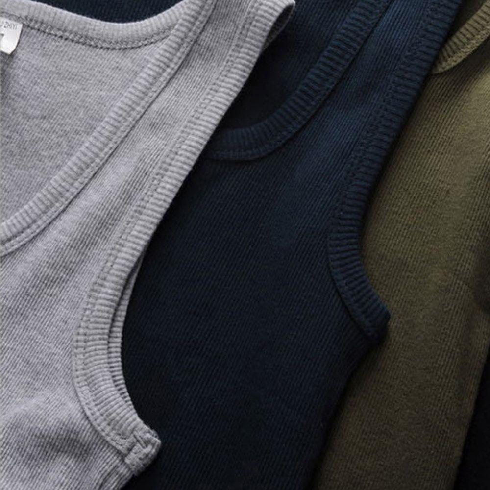 3pcs/lot Cotton Mens Tank Tops - Sleeveless Undershirt recensione e prezzo