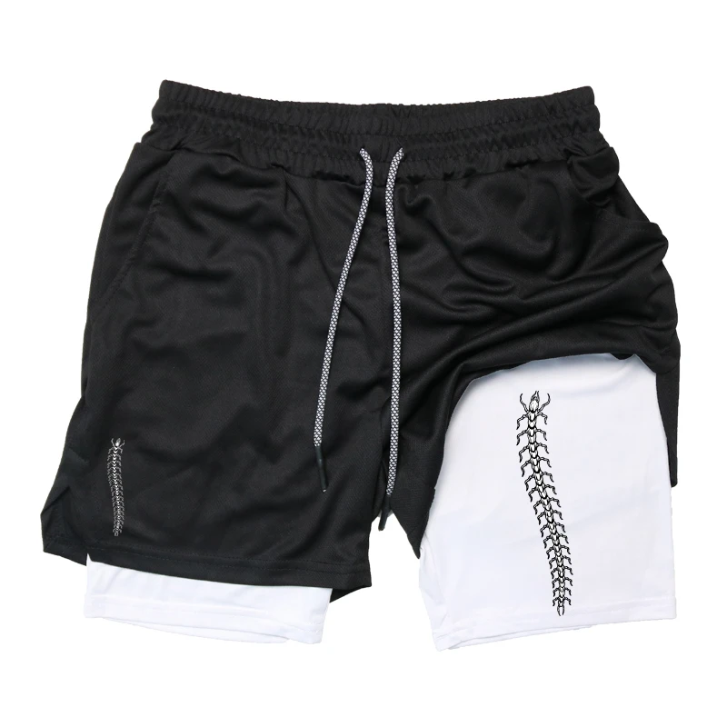 Print 2 in 1 Running Shorts fo - Compression Shorts Athletes recensione e prezzo
