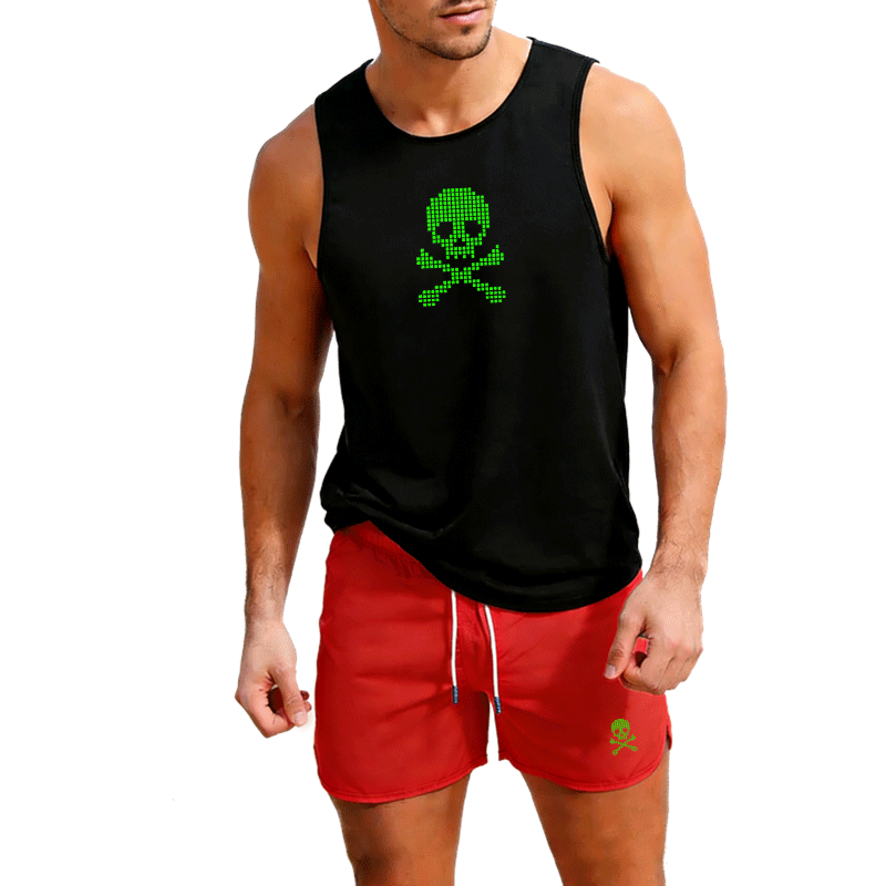 Fitness loose men tank top  sl - Sleeveless Undershirt recensione e prezzo