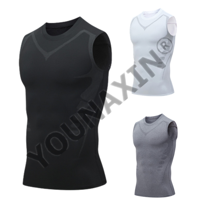 3 Pieces Men's Sleeveless T-Sh - T Shirt Tight Fit recensione e prezzo